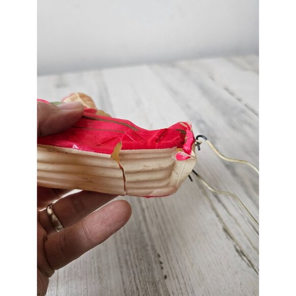 Antique Japan celluloid Santa reindeer plastic as is display sleigh - Picture 12 of 13